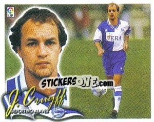 Sticker Jordi Cruyff - Liga Spagnola 2000-2001 n. 26 - Colecciones ESTE