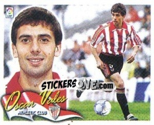 Cromo Oscar Vales - Liga Spagnola 2000-2001 - Colecciones ESTE