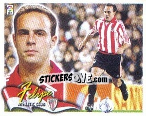 Sticker Felipe - Liga Spagnola 2000-2001 n. 39 - Colecciones ESTE