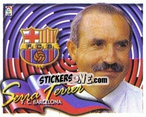 Sticker Serra Ferrer (Entrenador) - Liga Spagnola 2000-2001 - Colecciones ESTE