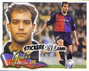 Sticker Gabri - Liga Spagnola 2000-2001 n. 61 - Colecciones ESTE