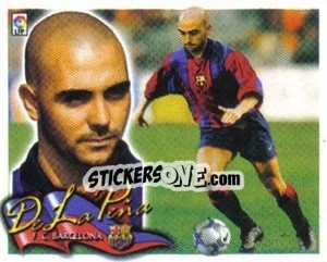 Sticker De la Peña - Liga Spagnola 2000-2001 - Colecciones ESTE