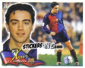 Sticker Xavi - Liga Spagnola 2000-2001 - Colecciones ESTE