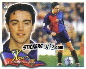 Sticker Xavi - Liga Spagnola 2000-2001 n. 64 - Colecciones ESTE
