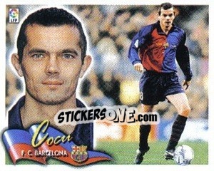 Sticker Cocu - Liga Spagnola 2000-2001 n. 65 - Colecciones ESTE