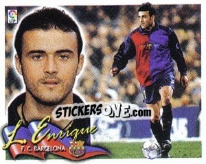 Sticker Luis Enrique - Liga Spagnola 2000-2001 n. 66 - Colecciones ESTE