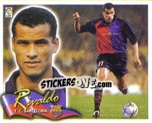 Sticker Rivaldo - Liga Spagnola 2000-2001 - Colecciones ESTE