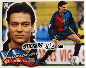 Sticker Litmanen - Liga Spagnola 2000-2001 - Colecciones ESTE