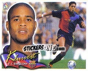 Sticker Kluivert - Liga Spagnola 2000-2001 n. 70 - Colecciones ESTE