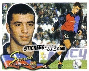 Sticker Simao - Liga Spagnola 2000-2001 n. 71 - Colecciones ESTE