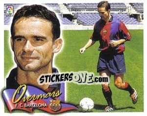 Cromo Overmars - Liga Spagnola 2000-2001 - Colecciones ESTE