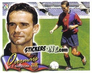 Sticker Overmars - Liga Spagnola 2000-2001 n. 75 - Colecciones ESTE