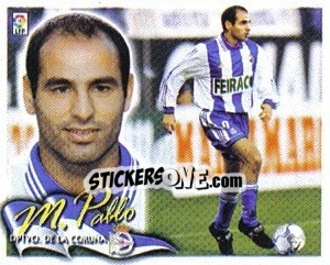 Figurina Manuel Pablo - Liga Spagnola 2000-2001 - Colecciones ESTE