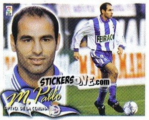 Sticker Manuel Pablo - Liga Spagnola 2000-2001 n. 107 - Colecciones ESTE