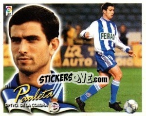 Sticker Pauleta - Liga Spagnola 2000-2001 n. 126 - Colecciones ESTE