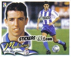 Sticker Makaay - Liga Spagnola 2000-2001 n. 128 - Colecciones ESTE