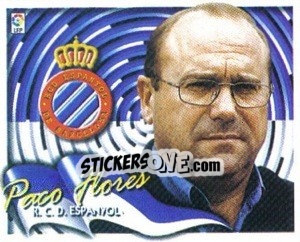 Sticker Paco Flores (Entrenador) - Liga Spagnola 2000-2001 - Colecciones ESTE