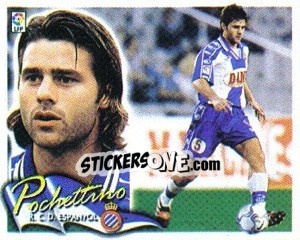 Cromo Pochettino - Liga Spagnola 2000-2001 - Colecciones ESTE