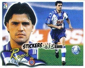 Cromo Roger - Liga Spagnola 2000-2001 - Colecciones ESTE