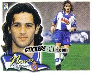Cromo Navas - Liga Spagnola 2000-2001 - Colecciones ESTE