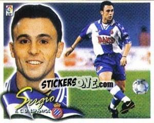 Sticker Sergio - Liga Spagnola 2000-2001 n. 147 - Colecciones ESTE