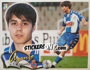 Cromo Aganzo - Liga Spagnola 2000-2001 - Colecciones ESTE