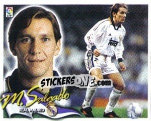 Sticker Michel Salgado - Liga Spagnola 2000-2001 n. 185 - Colecciones ESTE