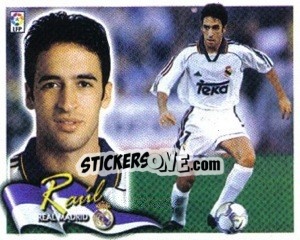 Cromo Raul González - Liga Spagnola 2000-2001 - Colecciones ESTE