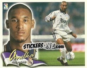 Sticker Anelka - Liga Spagnola 2000-2001 n. 201 - Colecciones ESTE