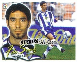 Sticker Fernando Sanz - Liga Spagnola 2000-2001 n. 216 - Colecciones ESTE