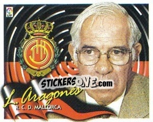 Sticker Luis Aragones (Entrenador) - Liga Spagnola 2000-2001 n. 231 - Colecciones ESTE