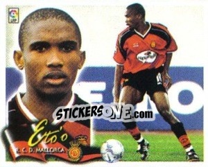 Sticker Eto'o - Liga Spagnola 2000-2001 - Colecciones ESTE