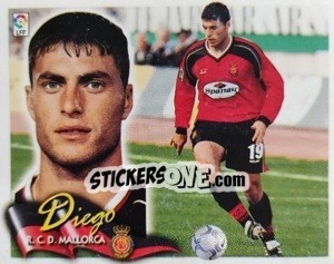 Cromo Diego Tristan - Liga Spagnola 2000-2001 - Colecciones ESTE