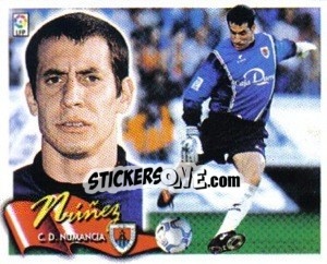 Cromo Nuñez - Liga Spagnola 2000-2001 - Colecciones ESTE