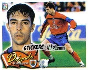 Cromo Delgado - Liga Spagnola 2000-2001 - Colecciones ESTE