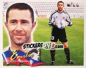 Sticker Emilio - Liga Spagnola 2000-2001 - Colecciones ESTE