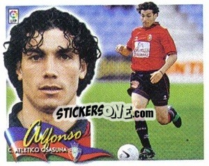Sticker Alfonso - Liga Spagnola 2000-2001 - Colecciones ESTE