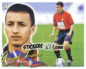 Sticker Angel Luis - Liga Spagnola 2000-2001 - Colecciones ESTE