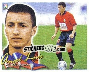 Sticker Angel Luis - Liga Spagnola 2000-2001 n. 303 - Colecciones ESTE