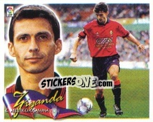 Sticker Ziganda - Liga Spagnola 2000-2001 n. 304 - Colecciones ESTE