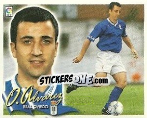 Sticker Oscar Alvarez - Liga Spagnola 2000-2001 n. 317 - Colecciones ESTE