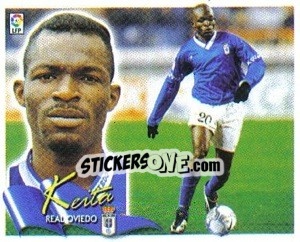 Sticker Keita - Liga Spagnola 2000-2001 n. 325 - Colecciones ESTE