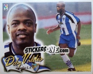 Sticker Dely Valdes - Liga Spagnola 2000-2001 - Colecciones ESTE