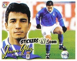 Sticker Juan Gonzalez - Liga Spagnola 2000-2001 - Colecciones ESTE