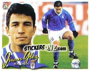 Sticker Juan Gonzalez - Liga Spagnola 2000-2001 n. 330 - Colecciones ESTE