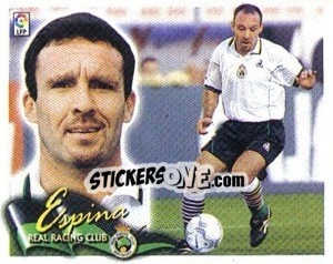 Cromo Espina - Liga Spagnola 2000-2001 - Colecciones ESTE