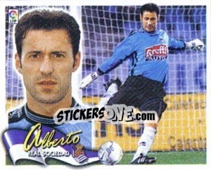 Sticker Alberto - Liga Spagnola 2000-2001 n. 383 - Colecciones ESTE