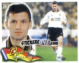 Sticker Djukic - Liga Spagnola 2000-2001 n. 409 - Colecciones ESTE