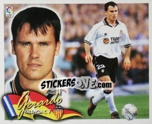 Sticker Gerardo - Liga Spagnola 2000-2001 - Colecciones ESTE