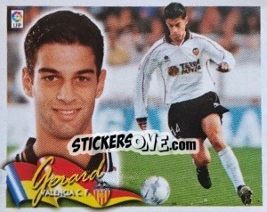 Cromo Gerard - Liga Spagnola 2000-2001 - Colecciones ESTE